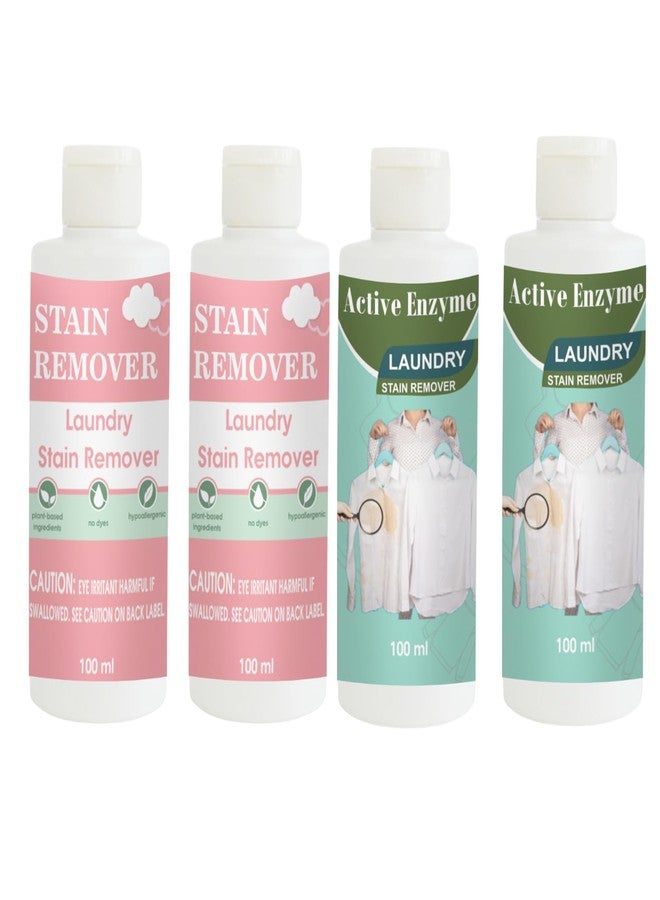 مجموعة مزيل البقع من توفوس، عبوة مزدوجة باللون الوردي (عبوتان)، والفستق، ومزيل بقع الفستق | محلول تنظيف متعدد الأسطح للملابس والأقمشة والمفروشات (100 غرام لكل عبوة) - Image 1